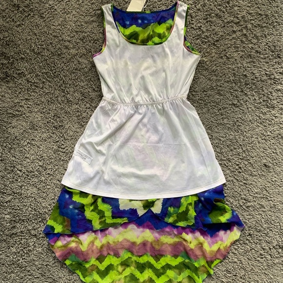 Gorgeous green mesh summer dress - Picture 10 of 13